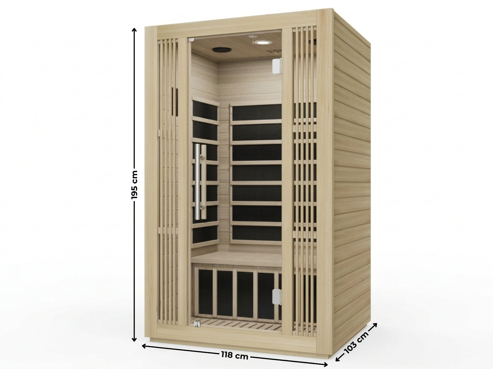 Aroha 2 Person Low EMF Far Infrared Sauna