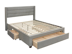 Coronado-A Bed Frame With Drawers & MEM23 Mattress - Double