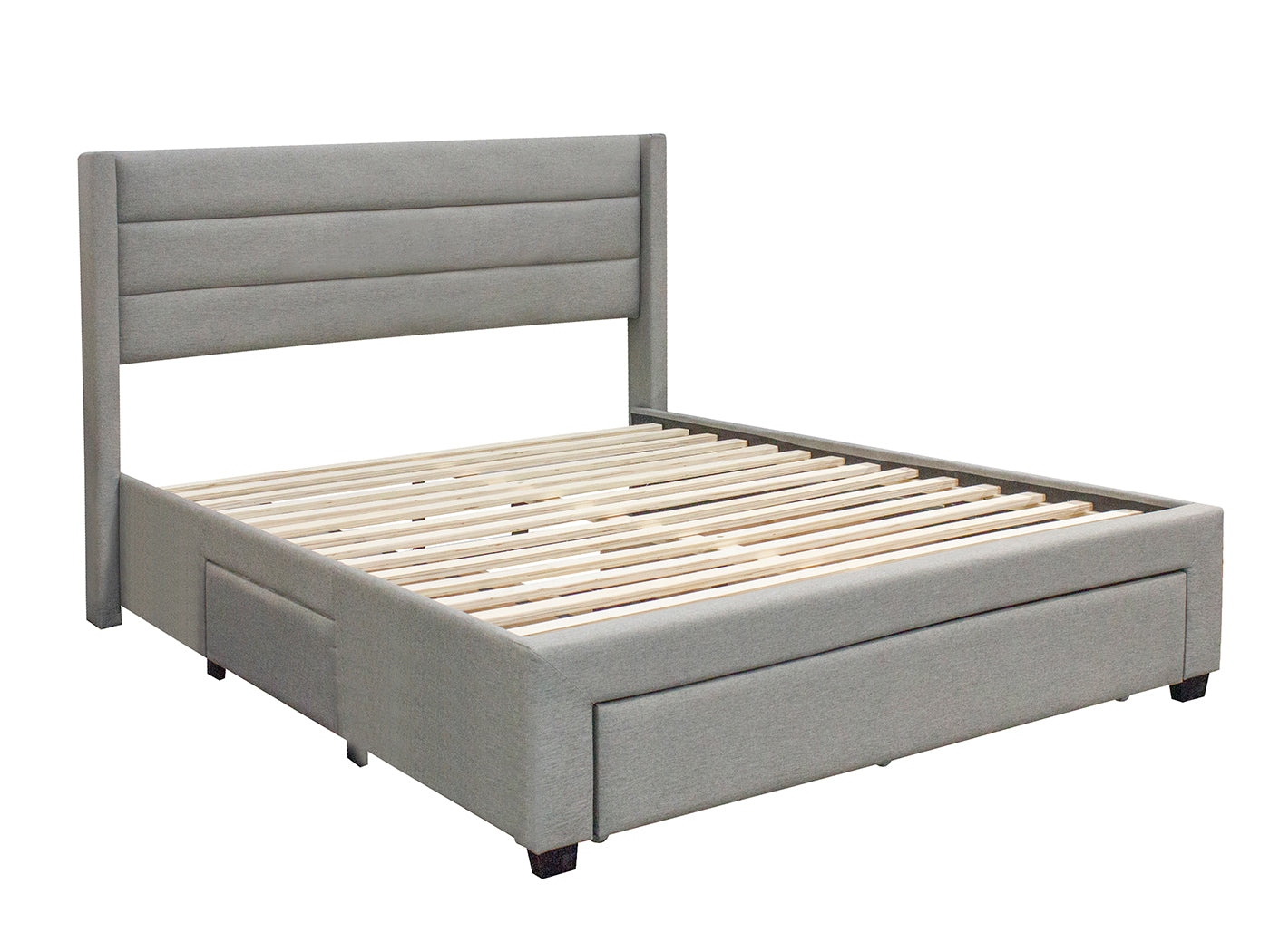 Coronado-A Bed Frame With Drawers & MEM23 Mattress - Double