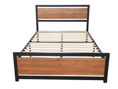 Bivio Metal Bed Frame & MEM23 Mattress - Queen