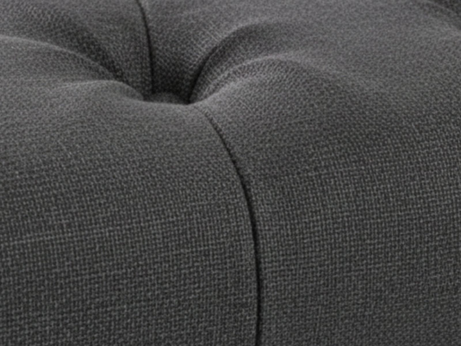 Bellay Linen Ottoman Bench - Dark Grey